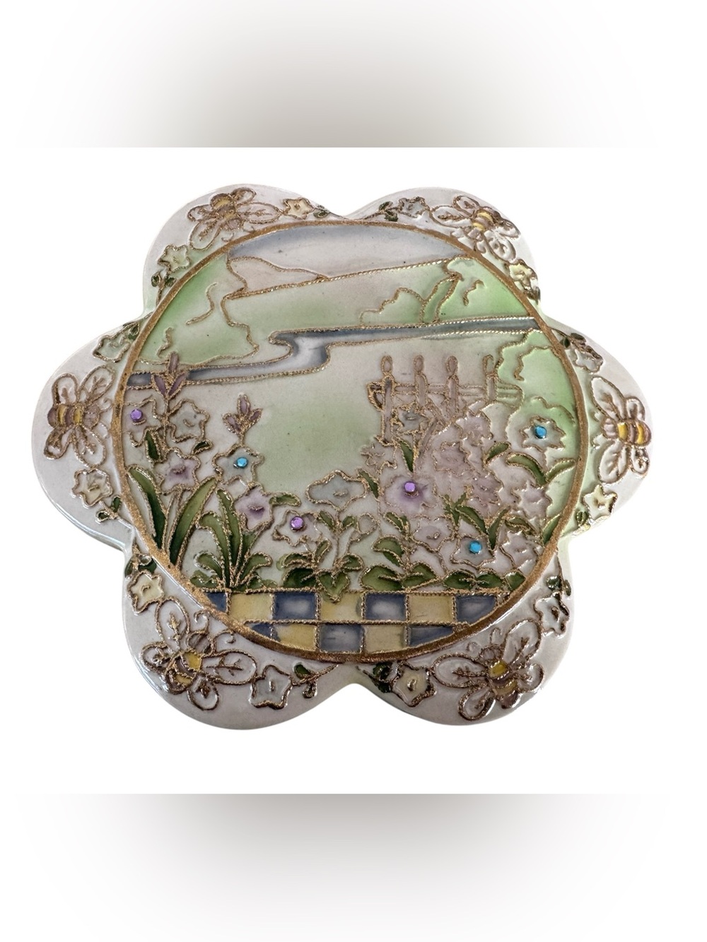 Vintage Musical Trinket Jewelry Box